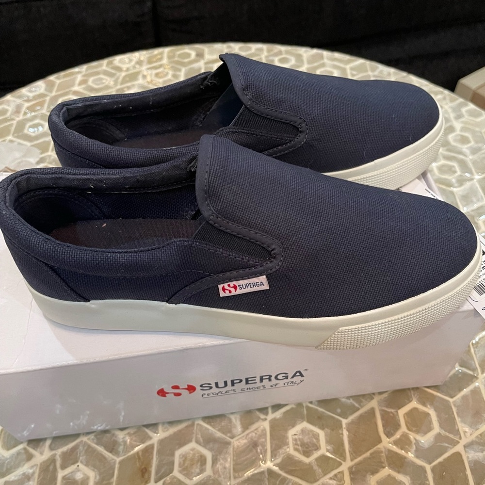 Superga Platform Slip-on Sneakers Brand New